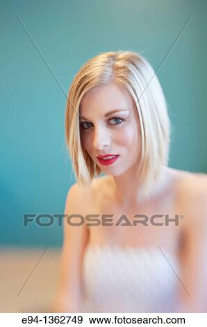 Portrait of a 19 year old blond woman looking directly at camera. View Large Photo Image Stock Photo - Portrait of a 19 year old blond woman looking directly at camera.. Fotosearch