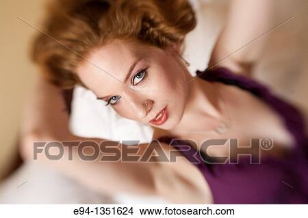 Portrait of a 28 year old redheaded woman View Large Photo Image Picture - Portrait of a 28 year old redheaded woman. Fotosearch