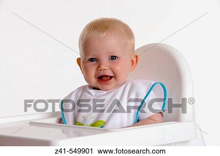 Stock Image - Portrait of a baby.. Fotosearch