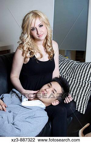 Portrait of a bi-racial couple View Large Photo Image Stock Image - Portrait of a bi-racial couple. Fotosearch