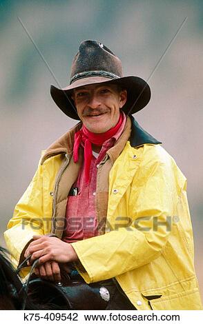 Portrait of a cowboy. Montana, USA View Large Photo Image Stock Image - Portrait of a cowboy. Montana, USA. Fotosearch