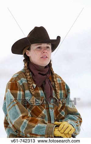 Portrait of a cowgirl, Shell, Wyoming View Large Photo Image Stock Image - Portrait of a cowgirl, Shell, Wyoming. Fotosearch