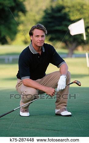 portrait of a golfer View Large Photo Image Stock Photo - portrait of a golfer. Fotosearch