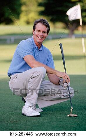 portrait of a golfer View Large Photo Image Stock Photograph - portrait of a golfer. Fotosearch
