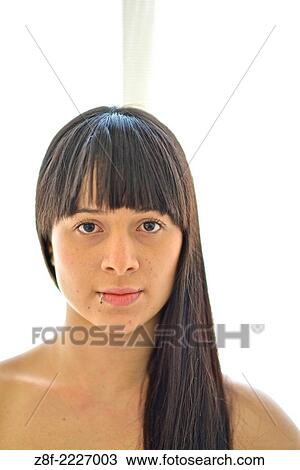 Portrait of a Hispanic brunette woman. View Large Photo Image Stock Image - Portrait of a Hispanic brunette woman.. Fotosearch