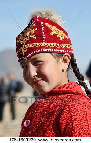 portrait of a Kazakh girl in the Altai Region of Bayan-? lgii in Western Mongolia View Large Photo Image Stock Photo - portrait of a Kazakh girl in the Altai Region of Bayan-? lgii in Western Mongolia. Fotosearch