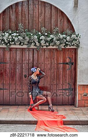 Portrait of a Latin woman inspired by the figure of Mexican painter Frieda Kahlo. View Large Photo Image Stock Photo - Portrait of a Latin woman inspired by the figure of Mexican painter Frieda Kahlo.. Fotosearch