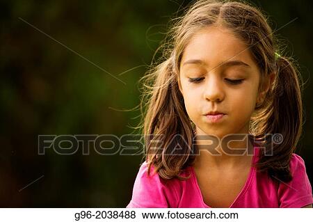 Portrait of a little girl. View Large Photo Image Stock Photo - Portrait of a little girl.. Fotosearch