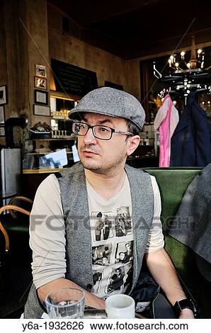 Stock Photograph - Portrait of a mid adult man. Fotosearch