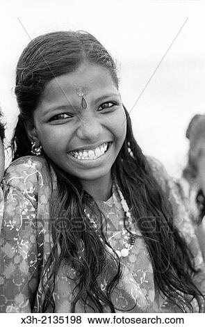 portrait of a smiling girl, State of Kerala, India, South Asia. View Large Photo Image Stock Photo - portrait of a smiling girl, State of Kerala, India, South Asia.. Fotosearch