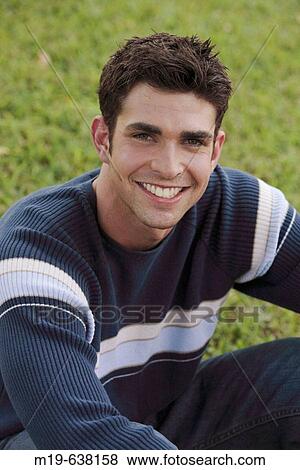 Stock Photo - Portrait of a Smiling man. Fotosearch