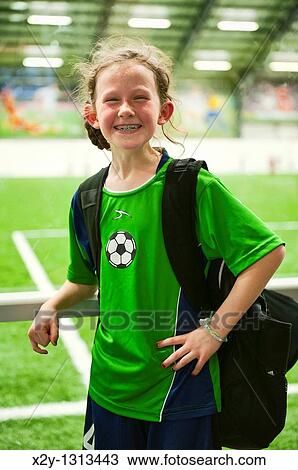 Portrait of a smiling young soccer player View Large Photo Image Stock Image - Portrait of a smiling young soccer player. Fotosearch