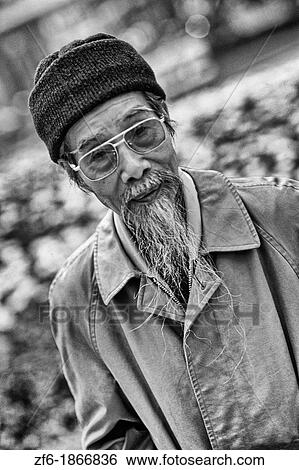 Portrait of a Stylish Man with White Beard Hanoi Van Mieu Vietnam View Large Photo Image Stock Photograph - Portrait of a Stylish Man with White Beard Hanoi Van Mieu Vietnam. Fotosearch