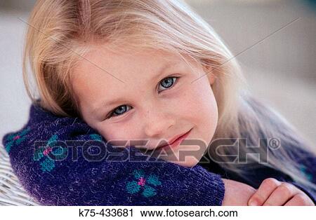 Portrait of a sweet girl View Large Photo Image Stock Image - Portrait of a sweet girl. Fotosearch