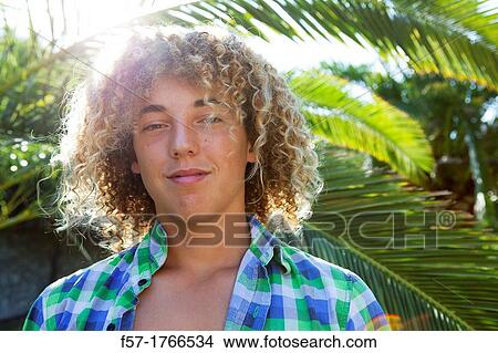 Picture - Portrait of a teenage boy. Fotosearch