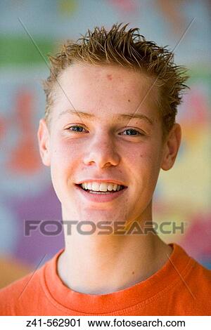 Portrait of a teenage boy View Large Photo Image Stock Image - Portrait of a teenage boy. Fotosearch