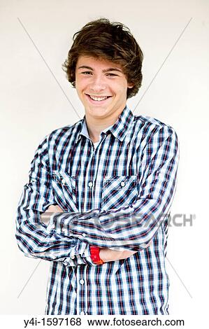 Portrait of a teenage boy View Large Photo Image Stock Photo - Portrait of a teenage boy. Fotosearch