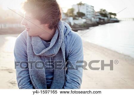 Stock Photography - Portrait of a Teenage boy. Fotosearch