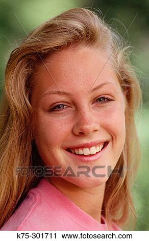 Portrait of a teenage girl View Large Photo Image Stock Image - Portrait of a teenage girl. Fotosearch