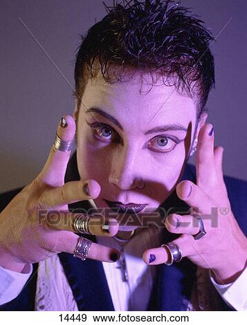 Stock Photo - Portrait of a Vampire. Fotosearch