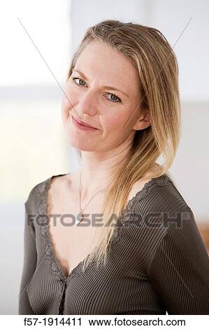 Portrait of a woman in her mid thirties View Large Photo Image Stock Image - Portrait of a woman in her mid thirties. Fotosearch