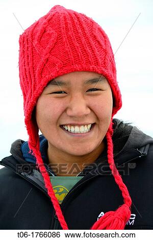 Portrait of a young inuit woman - 22 years old - Grise Fiord, Ellesmere island, Nunavut, Canada View Large Photo Image Stock Photograph - Portrait of a young inuit woman - 22 years old - Grise Fiord, Ellesmere island, Nunavut, Canada. Fotosearch