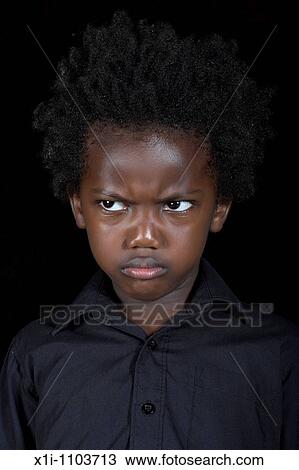 Portrait of African-American boy View Large Photo Image Stock Image - Portrait of African-American boy. Fotosearch