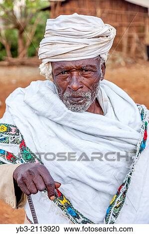 Portrait Of An Elderly Man, Fasha Market, Konso Region, Ethiopia. View Large Photo Image Stock Image - Portrait Of An Elderly Man, Fasha Market, Konso Region, Ethiopia.. Fotosearch