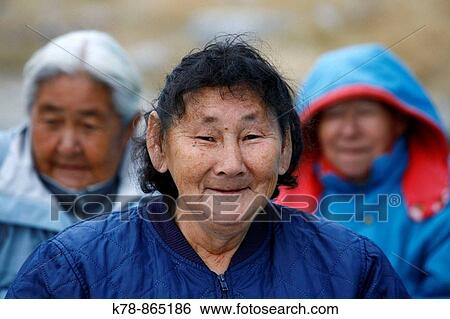 Portrait of an old woman in the small village of Itilleq, Greenland View Large Photo Image Stock Photograph - Portrait of an old woman in the small village of Itilleq, Greenland. Fotosearch