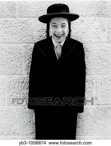 Portrait of an Orthodox Jewish boy, Old City of Jerusalem, Israel View Large Photo Image Picture - Portrait of an Orthodox Jewish boy, Old City of Jerusalem, Israel. Fotosearch