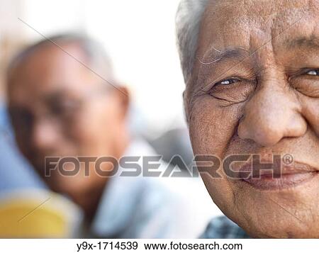 Portrait of an two elder man View Large Photo Image Stock Photo - Portrait of an two elder man. Fotosearch