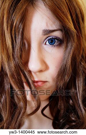 portrait of beautiful brunette woman blank expression View Large Photo Image Stock Photography - portrait of beautiful brunette woman blank expression. Fotosearch