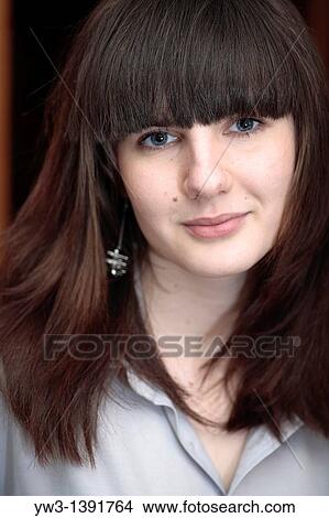 Picture - portrait of beautiful girl. Fotosearch