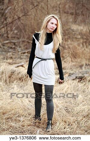 Portrait of beautiful woman in autumn View Large Photo Image Stock Photograph - Portrait of beautiful woman in autumn. Fotosearch