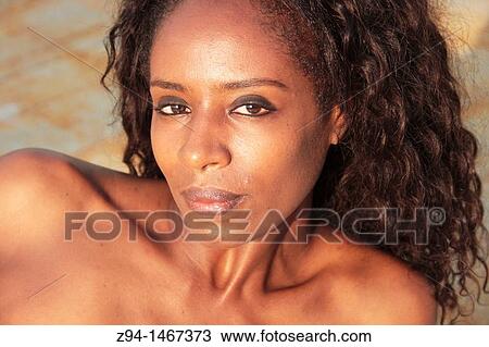 Portrait of black woman View Large Photo Image Stock Image - Portrait of black woman. Fotosearch