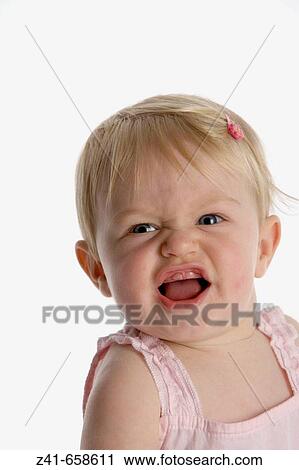 Portrait of blond little girl View Large Photo Image Stock Image - Portrait of blond little girl. Fotosearch