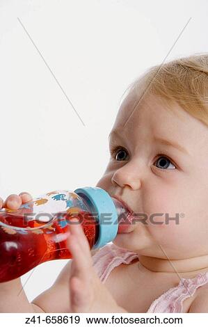 Portrait of blond little girl View Large Photo Image Stock Photo - Portrait of blond little girl. Fotosearch