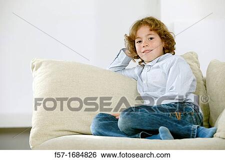 Stock Photograph - Portrait of boy. Fotosearch