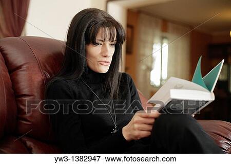 Portrait of Caucasian women reading the book View Large Photo Image Stock Photo - Portrait of Caucasian women reading the book. Fotosearch