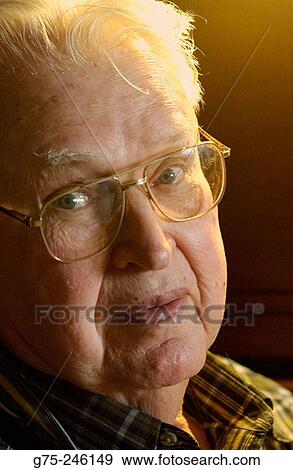 Portrait of elderly man wearing glasses View Large Photo Image Stock Photo - Portrait of elderly man wearing glasses. Fotosearch