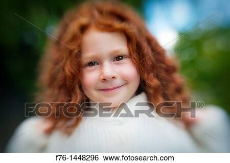Portrait of five year old red headed girl with intentional blur created with Lensbaby, MR 6063 View Large Photo Image Stock Photograph - Portrait of five year old red headed girl with intentional blur created with Lensbaby, MR 6063. Fotosearch