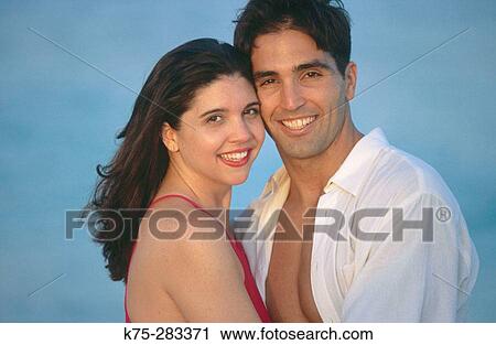 portrait of hispanic couple at the beach View Large Photo Image Stock Image - portrait of hispanic couple at the beach. Fotosearch