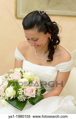 Portrait of Italian bride, Firenze, Tuscany, Italy View Large Photo Image Stock Photography - Portrait of Italian bride, Firenze, Tuscany, Italy. Fotosearch