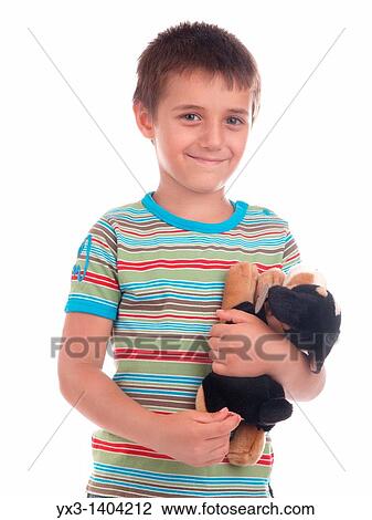 Portrait of little boy on white background View Large Photo Image Stock Image - Portrait of little boy on white background. Fotosearch