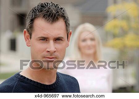 Portrait of man and woman in the distance View Large Photo Image Stock Photo - Portrait of man and woman in the distance. Fotosearch