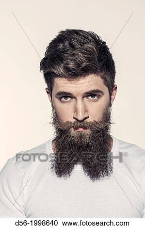 Stock Image - Portrait of man. Fotosearch