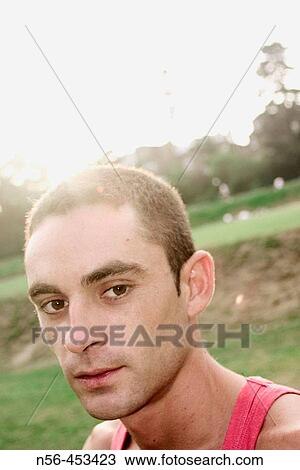 Stock Image - Portrait of man. Fotosearch