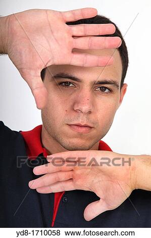 Stock Photo - Portrait of man. Fotosearch