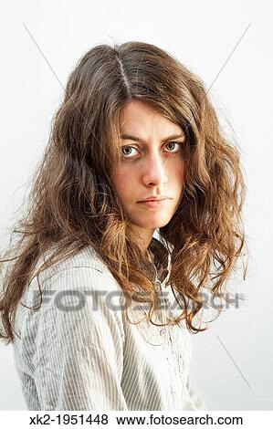 Portrait of mid adult woman View Large Photo Image Stock Photo - Portrait of mid adult woman. Fotosearch