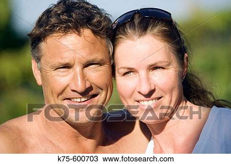 Portrait of middle-age couple View Large Photo Image Stock Image - Portrait of middle-age couple. Fotosearch